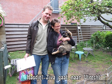 Hasdiël-Ziva vertrekt naar Utrecht